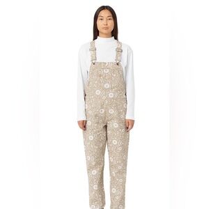 Dickies Beige Floral Women's Overalls